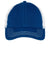District Hats DT607 Mens Adjustable Hat Royal Blue/White Flat Front