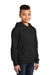 District DT6100Y Youth Very Important Fleece Hooded Sweatshirt Hoodie w/ Pouch Pocket Black Model 3q