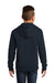 District DT6100Y Youth Very Important Fleece Hooded Sweatshirt Hoodie w/ Pouch Pocket New Navy Blue Model Back