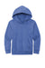 District DT6100Y Youth Very Important Fleece Hooded Sweatshirt Hoodie w/ Pouch Pocket Royal Blue Frost Flat Front