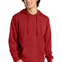 District Mens Very Important Fleece Hooded Sweatshirt Hoodie w/ Pouch Pocket - Classic Red