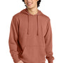 District Mens Very Important Fleece Hooded Sweatshirt Hoodie w/ Pouch Pocket - Desert Rose