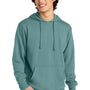 District Mens Very Important Fleece Hooded Sweatshirt Hoodie w/ Pouch Pocket - Eucalyptus Blue
