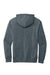 District DT6100 Mens Very Important Fleece Hooded Sweatshirt Hoodie w/ Pouch Pocket Heather Flint Blue Flat Back