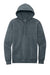 District DT6100 Mens Very Important Fleece Hooded Sweatshirt Hoodie w/ Pouch Pocket Heather Flint Blue Flat Front