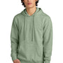 District Mens Very Important Fleece Hooded Sweatshirt Hoodie w/ Pouch Pocket - Heather Dusty Sage