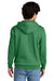District DT6100 Mens Very Important Fleece Hooded Sweatshirt Hoodie w/ Pouch Pocket Heather Kelly Green Model Back