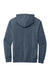 District DT6100 Mens Very Important Fleece Hooded Sweatshirt Hoodie w/ Pouch Pocket Heather Navy Blue Flat Back