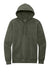 District DT6100 Mens Very Important Fleece Hooded Sweatshirt Hoodie w/ Pouch Pocket Heather Olive Green Flat Front