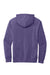 District DT6100 Mens Very Important Fleece Hooded Sweatshirt Hoodie w/ Pouch Pocket Heather Purple Flat Back
