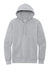 District DT6100 Mens Very Important Fleece Hooded Sweatshirt Hoodie w/ Pouch Pocket Heather Light Grey Flat Front