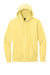 District DT6100 Mens Very Important Fleece Hooded Sweatshirt Hoodie w/ Pouch Pocket Light Yellow Flat Front