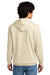 District DT6100 Mens Very Important Fleece Hooded Sweatshirt Hoodie w/ Pouch Pocket Heather Oatmeal Model Back