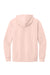District DT6100 Mens Very Important Fleece Hooded Sweatshirt Hoodie w/ Pouch Pocket Rosewater Pink Flat Back