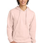 District Mens Very Important Fleece Hooded Sweatshirt Hoodie w/ Pouch Pocket - Rosewater Pink