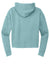 District DT6101 Womens V.I.T. Fleece Hooded Sweatshirt Hoodie Eucalyptus Blue Flat Back