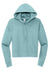 District DT6101 Womens V.I.T. Fleece Hooded Sweatshirt Hoodie Eucalyptus Blue Flat Front