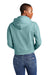 District DT6101 Womens V.I.T. Fleece Hooded Sweatshirt Hoodie Eucalyptus Blue Model Back