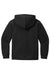 District DT6102Y Youth V.I.T. Fleece Full Zip Hooded Sweatshirt Hoodie w/ Pockets Black Flat Back