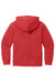District DT6102Y Youth V.I.T. Fleece Full Zip Hooded Sweatshirt Hoodie w/ Pockets Classic Red Flat Back