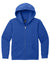 District DT6102Y Youth V.I.T. Fleece Full Zip Hooded Sweatshirt Hoodie w/ Pockets Deep Royal Blue Flat Front