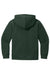District DT6102Y Youth V.I.T. Fleece Full Zip Hooded Sweatshirt Hoodie w/ Pockets Forest Green Flat Back