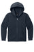 District DT6102Y Youth V.I.T. Fleece Full Zip Hooded Sweatshirt Hoodie w/ Pockets New Navy Blue Flat Front