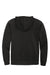 District DT6102 Mens Very Important Fleece Full Zip Hooded Sweatshirt Hoodie w/ Pockets Black Flat Back