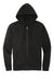 District DT6102 Mens Very Important Fleece Full Zip Hooded Sweatshirt Hoodie w/ Pockets Black Flat Front