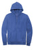 District DT6102 Mens Very Important Fleece Full Zip Hooded Sweatshirt Hoodie w/ Pockets Royal Blue Frost Flat Front