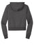 District DT6103 Womens V.I.T. Fleece Full Zip Hooded Sweatshirt Hoodie w/ Pockets Heather Charcoal Grey Flat Back