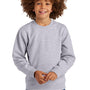District Youth V.I.T. Fleece Crewneck Sweatshirt - Heather Light Grey
