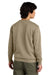District DT6104 Mens Very Important Fleece Crewneck Sweatshirt Desert Tan Model Back