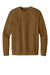 District DT6104 Mens Very Important Fleece Crewneck Sweatshirt Duck Brown Flat Front