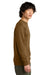 District DT6104 Mens Very Important Fleece Crewneck Sweatshirt Duck Brown Model Side
