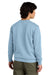 District DT6104 Mens Very Important Fleece Crewneck Sweatshirt Ice Blue Model Back