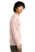 District DT6104 Mens Very Important Fleece Crewneck Sweatshirt Rosewater Pink Model Side