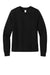 District DT6105 Womens V.I.T. Fleece Crewneck Sweatshirt Black Flat Front