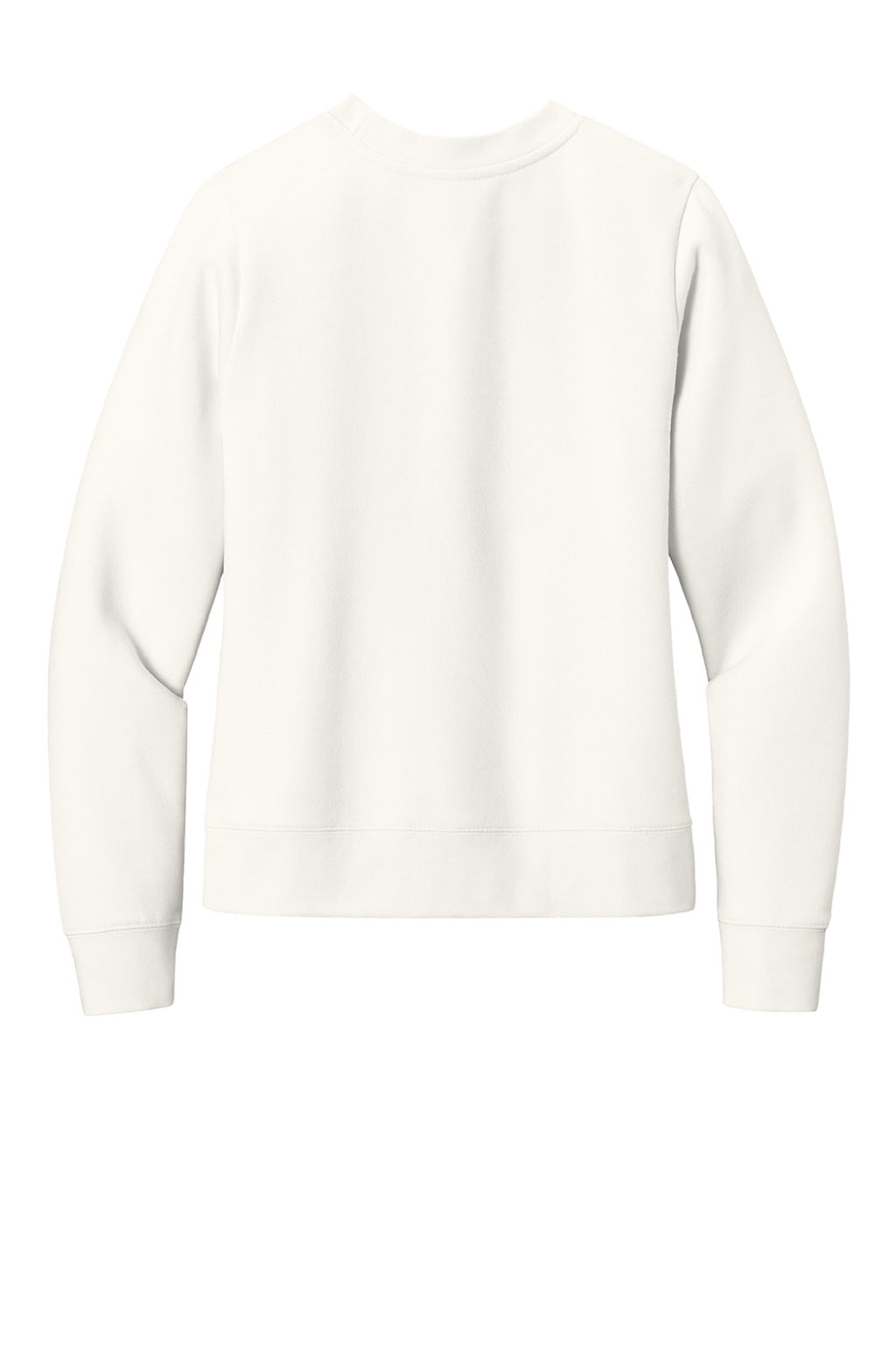 District DT6105 Womens V.I.T. Fleece Crewneck Sweatshirt Gardenia Flat Back