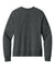 District DT6105 Womens V.I.T. Fleece Crewneck Sweatshirt Heather Charcoal Grey Flat Back