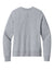 District DT6105 Womens V.I.T. Fleece Crewneck Sweatshirt Heather Light Grey Flat Back
