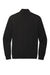 District DT6106 Mens Very Important 1/4 Zip Sweatshirt w/ Pouch Pocket Black Flat Back