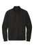 District DT6106 Mens Very Important 1/4 Zip Sweatshirt w/ Pouch Pocket Black Flat Front