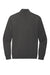 District DT6106 Mens Very Important 1/4 Zip Sweatshirt w/ Pouch Pocket Charcoal Grey Flat Back