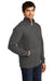 District DT6106 Mens Very Important 1/4 Zip Sweatshirt w/ Pouch Pocket Charcoal Grey Model 3q
