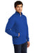 District DT6106 Mens Very Important 1/4 Zip Sweatshirt w/ Pouch Pocket Deep Royal Blue Model 3q