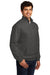 District DT6106 Mens Very Important 1/4 Zip Sweatshirt w/ Pouch Pocket Heather Charcoal Grey Model 3q