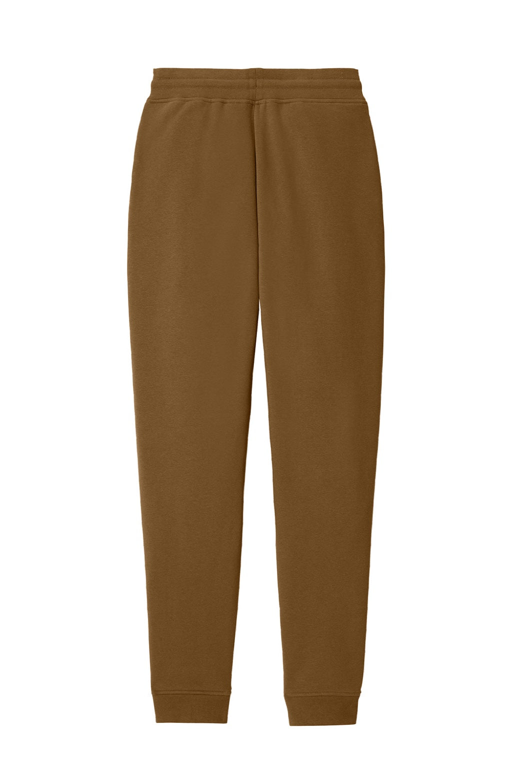 District DT6107 Mens V.I.T. Fleece Jogger Sweatpants w/ Pockets Duck Brown Flat Back