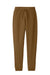 District DT6107 Mens V.I.T. Fleece Jogger Sweatpants w/ Pockets Duck Brown Flat Front
