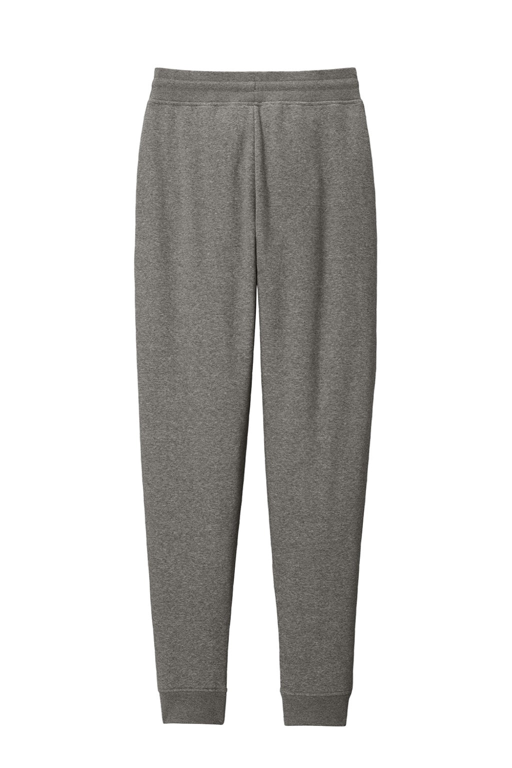 District DT6107 Mens V.I.T. Fleece Jogger Sweatpants w/ Pockets Grey Frost Flat Back